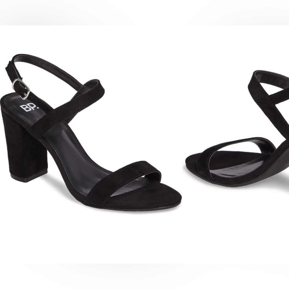BP Lula Black Suede Sandal- Only worn once! Size 7
